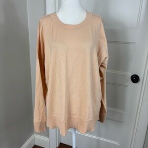 Eileen Fisher Organic Cotton Cashmere Sweater Size L